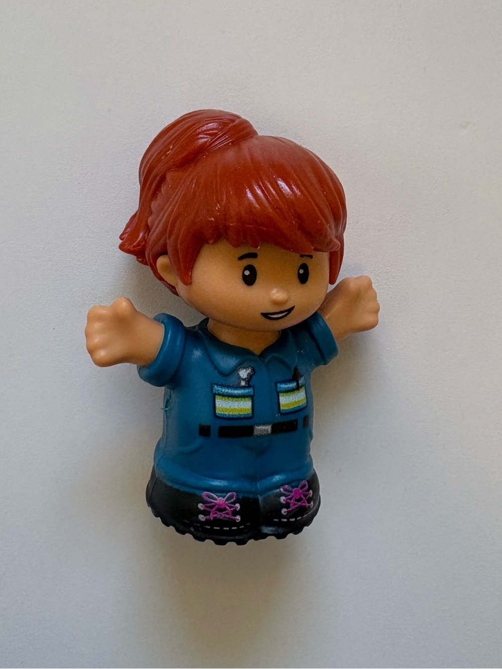 ⭐️ Fisher Price Little People Mechanic & Tow Truck Girl Figure